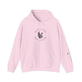 BELLE & CAPRI® Navy Swan Hooded Sweatshirt