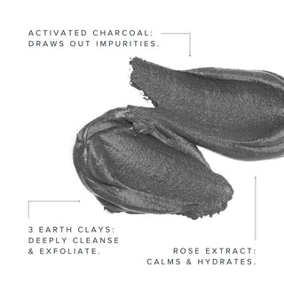 Charcoal + Rose Detox Mask