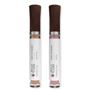 Silky Lip Gloss Duo - Capri Rose & Sandstone Belle